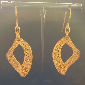 14kt gold plated earrings,